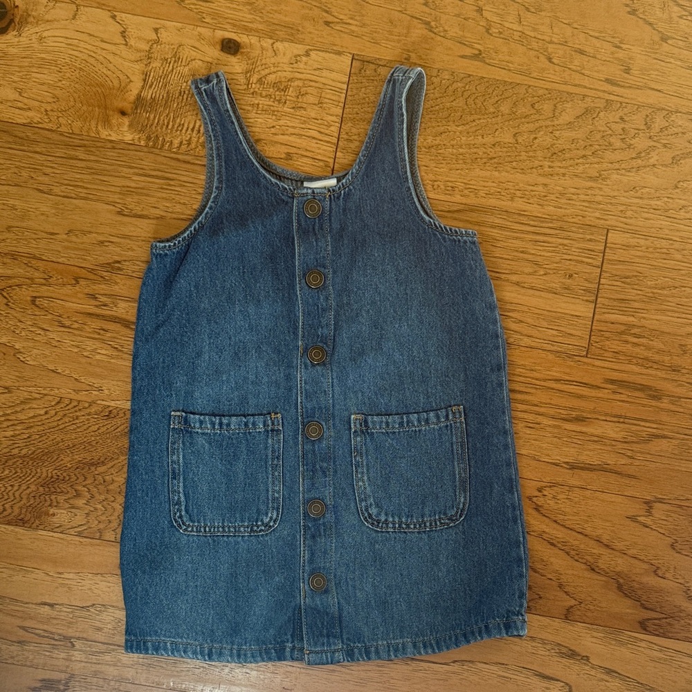 Little Co by Lauren Conrad- Denim Button-Front Kids Dress